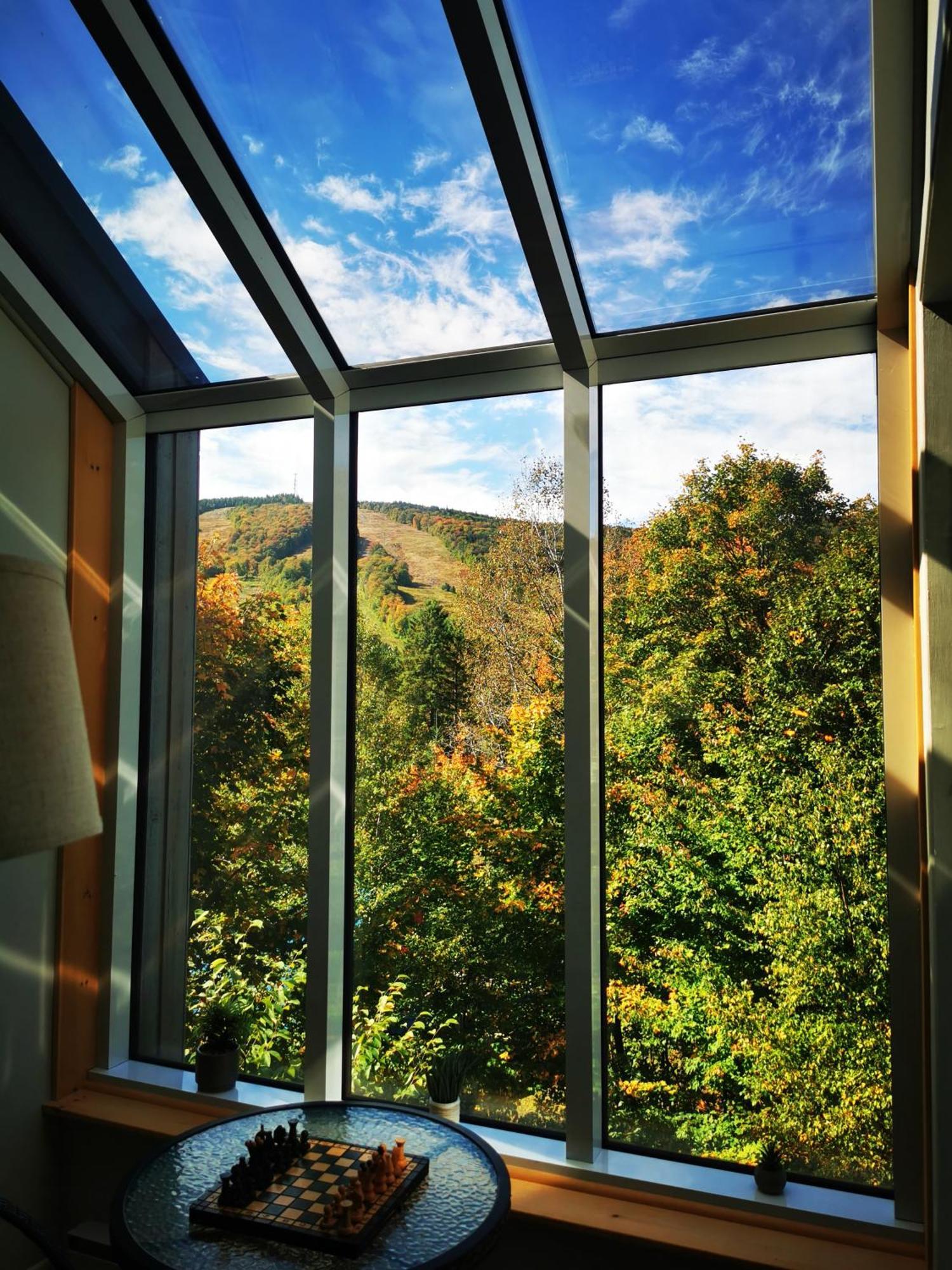 Condo Sur 2 Niveaux Avec Magnifique Vue Sur La Montagne Stoneham Dış mekan fotoğraf